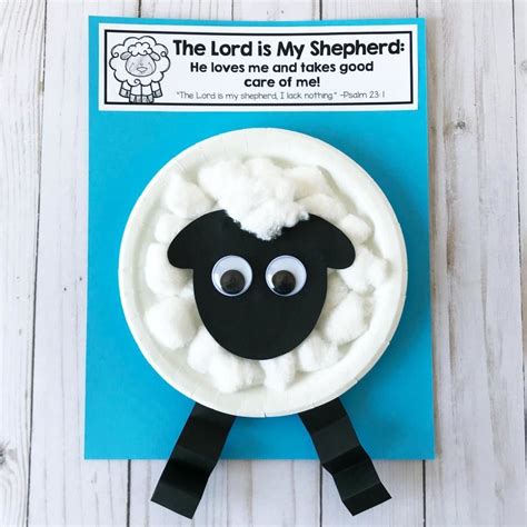 Sheep Paper Plate Craft Sunday School Crafts For Kids Toddler Sunday