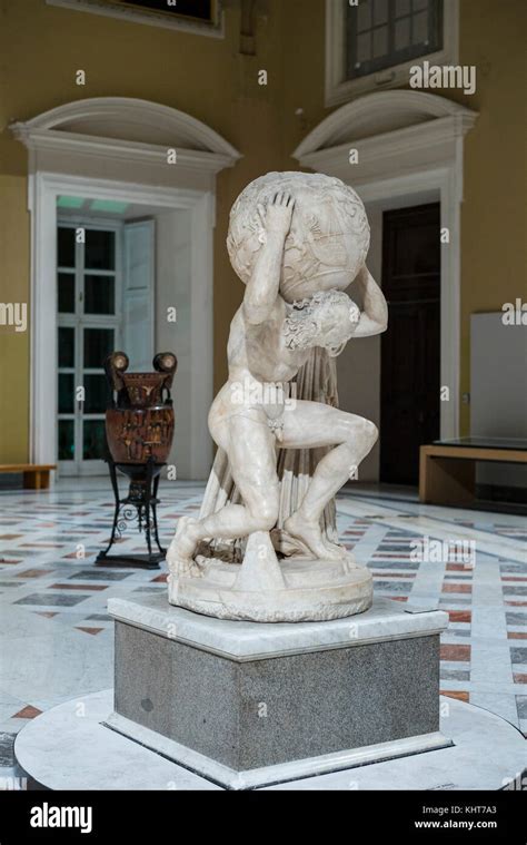 Neapel Italien Atlas Farnese Skulptur 2 Jahrhundert N Chr Museo