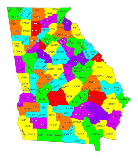 Consolidation Of Georgia Counties Ga Page 3 City