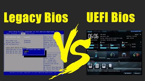 Difference Between Legacy Vs Uefi Bios Which Is Better 2021 Youtube