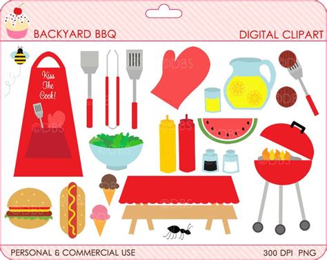 80 Sale Summer Barbecue Party Clip Art Clip Art Library