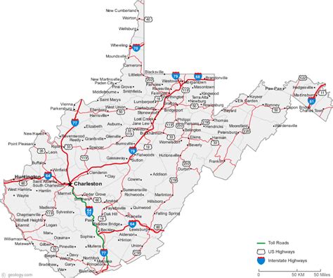 1 Maps Of My State West Virginia State Notebook