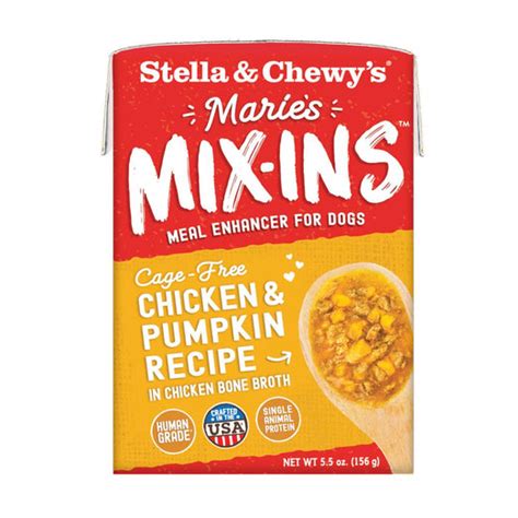 Stella And Chewys Maries Mix Ins Chicken And Pumpkin Meal Enhancer Grain