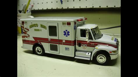 Tims Custom 134 Scale First Gear Hanco Ems Diecast Ambulance Model