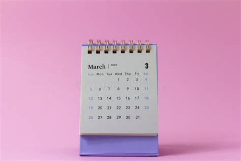 Hello Springcalendar For March 2023desktop Calendar For Planning