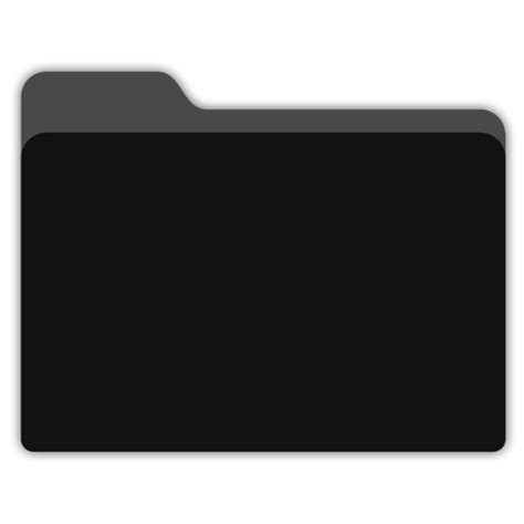 Black Folder Icon Windows 7