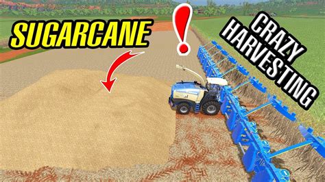 Farming Simulator 17 1000 Meters Sugarcane Cutter Krone Bigx
