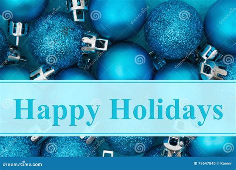 Happy Holidays Greeting Stock Photo Image Of Xmas Object 79647840