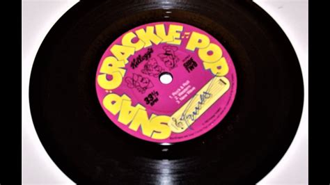 Vintage 1983 Kelloggs Snap Crackle Pop Tunes 45 Vinyl Record Youtube