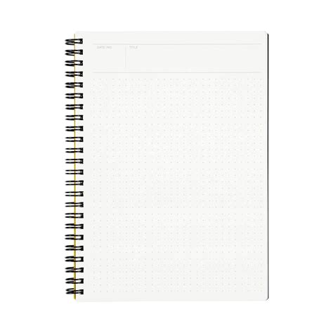 Maruman Mnemosyne N105a A5 Spiral Notebook Dot Grid The Pen Outpost