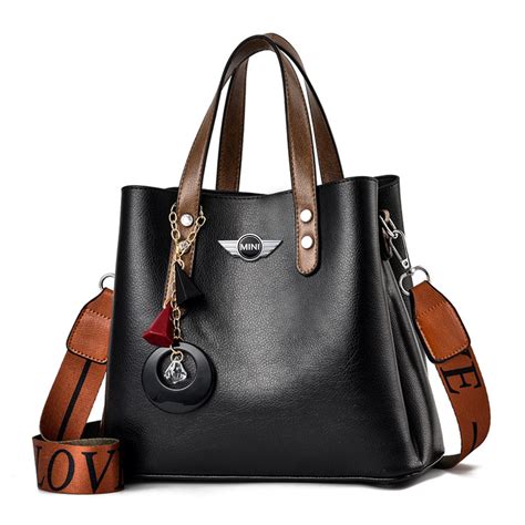 Mini Cooper Luxury Leather Women Handbag Queen Best Luxury