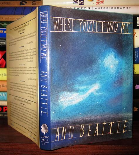 Where Youll Find Me Ann Beattie First Edition First Printing
