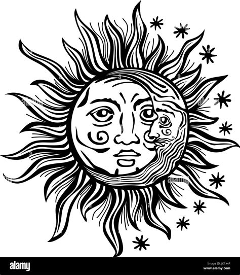 Black And White Sun And Moon Posted By Zoey Anderson