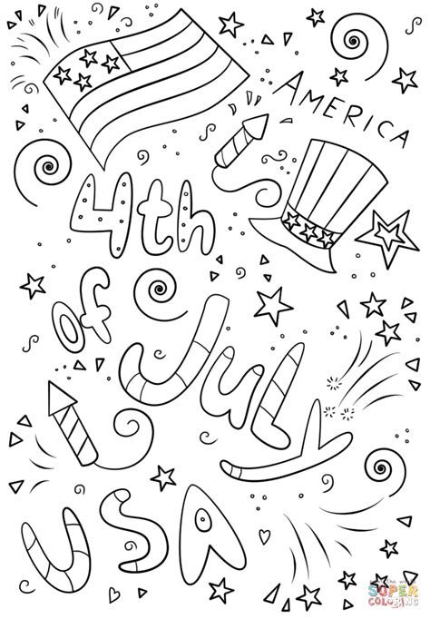 4th Of July Coloring Pages Coloring Sofa Divano