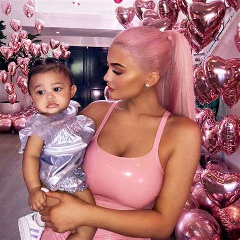 Jenner revealed the full makeup collaboration on her instagram on jan. Kylie Jenner Stormi Webster International Women's Day Post ...