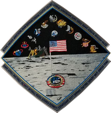 Apollo Missions Back Patch Space Patches