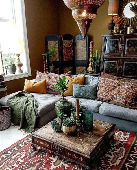 38 Lovely Living Room Decoration Ideas With Bohemian Style Hmdcrtn