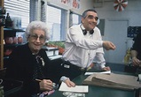 Martin Scorsese and his mother, Catherine Scorsese, on the set of ...