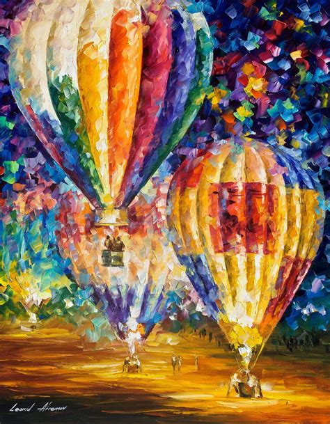 Balloon Painting Oil Painting On Canvas Original Oil Painting Canvas