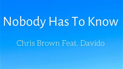 Chris Brown Lyrics Youtube