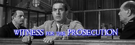 Witness for the prosecution (original title). Witness for the Prosecution
