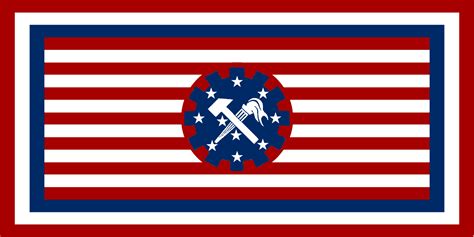 I Made A Syndicalist Commonwealth Of America Flag Since The Current One