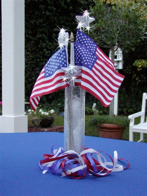 Easy Red White And Blue Celebration Centerpiece For Your Patriotic
