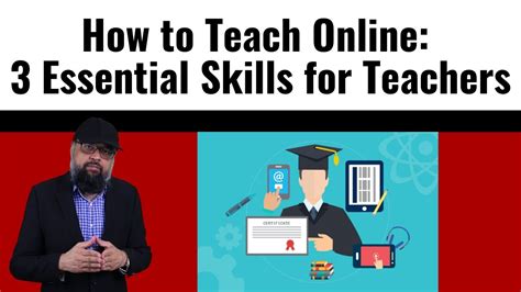 Online Teaching 3 Essential Skills For Teachers Youtube