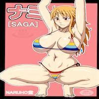 Reading Nami SAGA Doujinshi Hentai By NARUHO DO 1 Nami SAGA Page