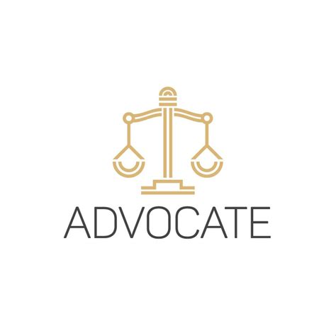 Advocate Legal Balance Vector Logo Geometric Roven Logos