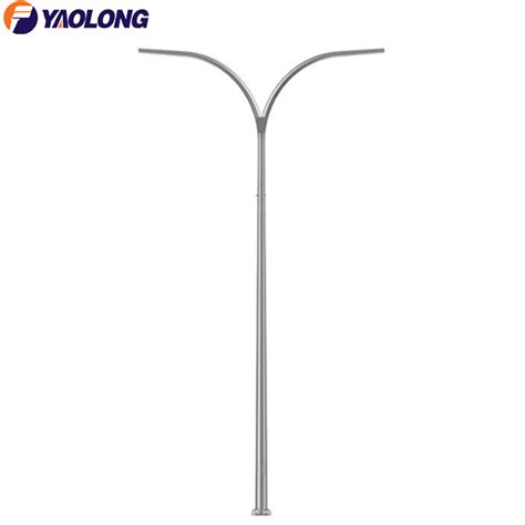 Stainless Steel Curved Street Light Poles