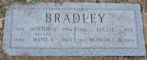 Bradley Headstone · Wylie House Exhibits