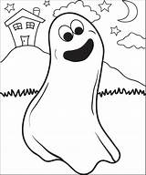 Coloring Ghost Printable Sheets sketch template