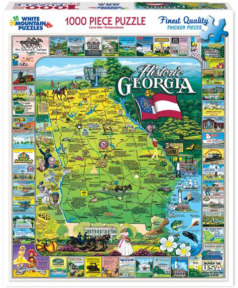 Historic Georgia Jigsaw Puzzle