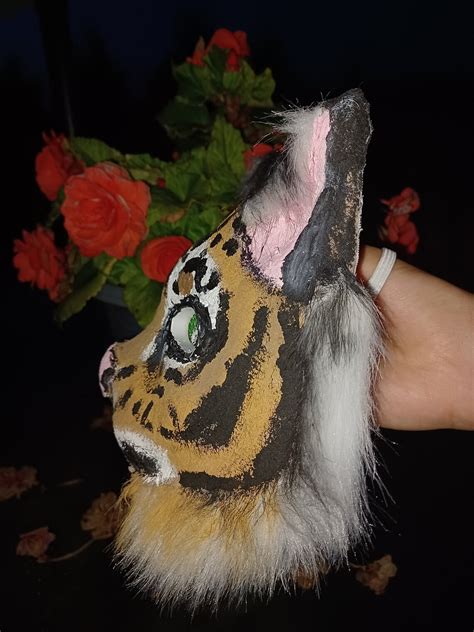 Tiger Therian Mask Etsy Canada