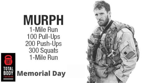 Memorial Day Murph Free Workout Total Body Training Stoughton Wi
