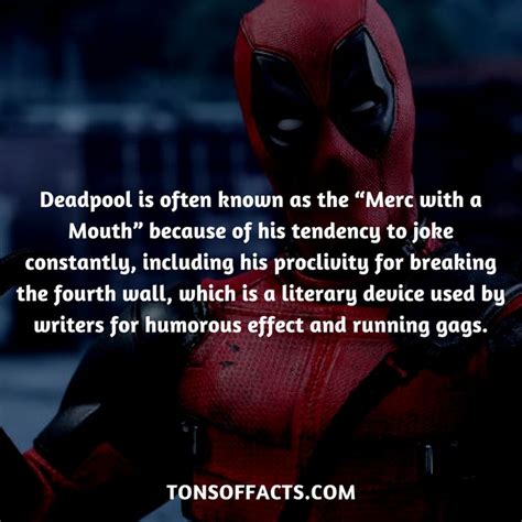 28 Interesting And Weird Facts About Deadpool Deadpool Facts