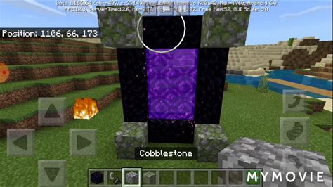 How to collect obsidian for your portal. How to build Nether Portal - YouTube