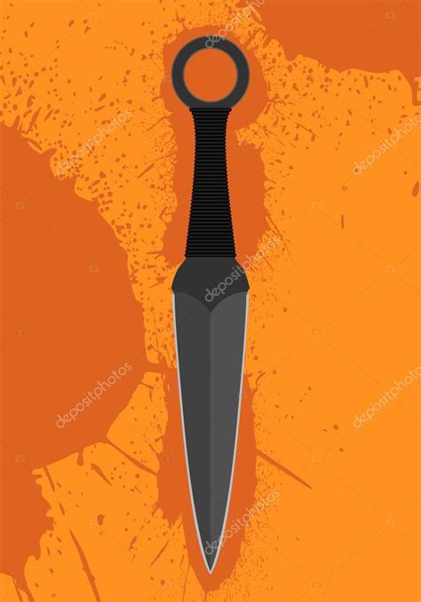 Throwing Knife Stock Vector Image By ©chisnikov 16378251
