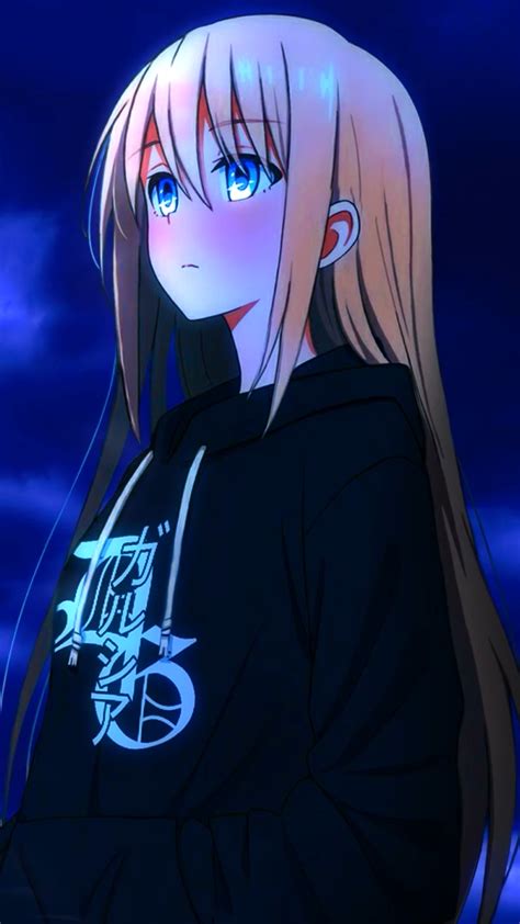 Cute Anime Girl With Blonde Hair
