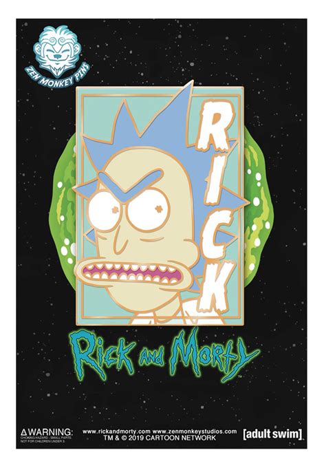 Rick And Morty Pin Pastel Rick Westfield Comics