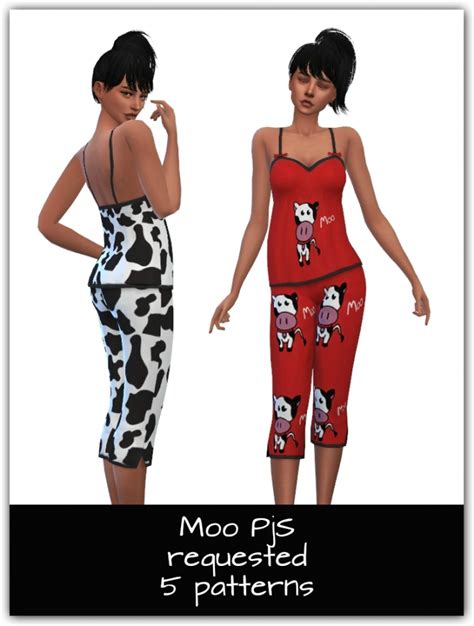 Moo Pjs Recolors At Maimouth Sims4 Sims 4 Updates