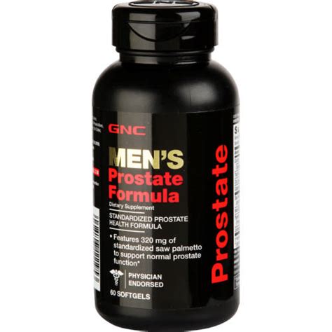 Gnc Mens Prostate Formula 60 Softgels Clicks