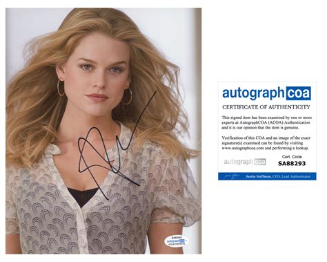 Alice Eve Sexy Signed Autograph 8x10 Photo Acoa Outlaw Hobbies Authentic Autographs