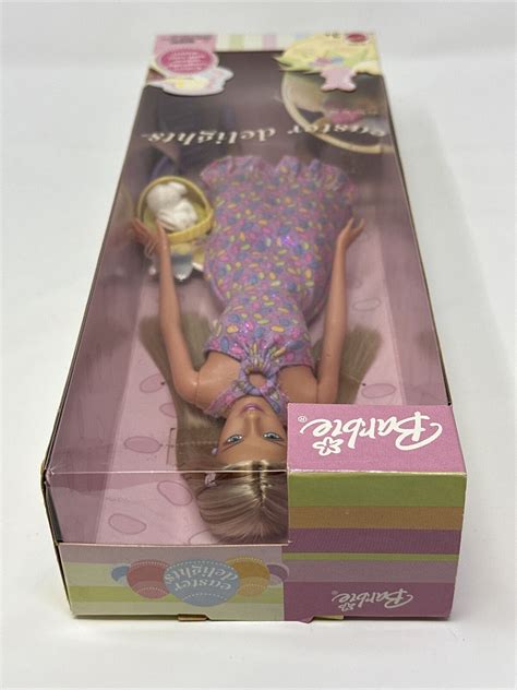 Easter Barbie Doll 2003 Delights Purple Jellybean Dress Fashion Avenue Nrfb Ebay