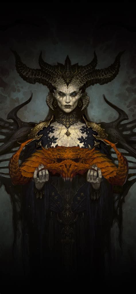 1242x2688 Resolution Lilith In Diablo 4 Iphone Xs Max Wallpaper