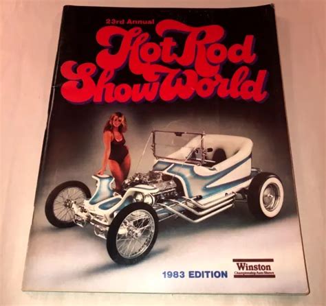 Hot Rod Show World 1983 Annual Isca Edition Magazine Very Good Fine
