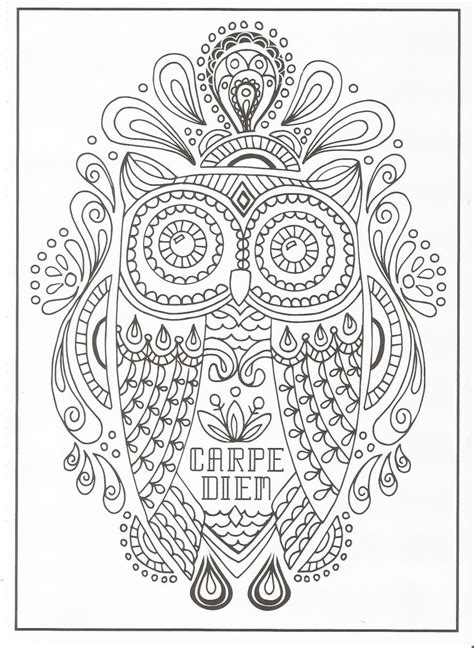 Timeless Creations Creative Quotes Coloring Page Carpe