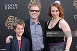 Composer Danny Elfman and his son Oliver Elfman and daughter Mali ...