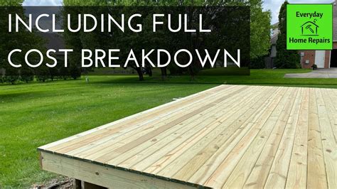Rebuilding A Deck Part 3 Laying New Deck Boards Youtube